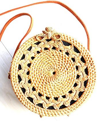 bali bag hollow round straw woven bag bohemian blogger fave women small bag
