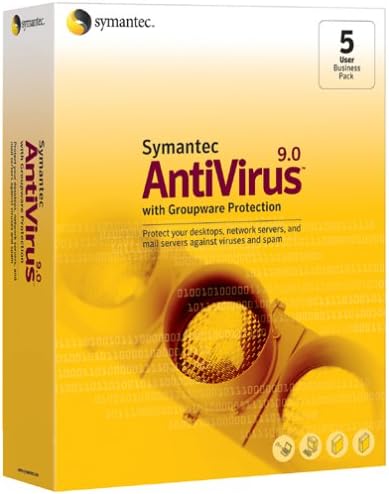 Amazon.com: Symantec AntiVirus w/Groupware Protection 9.0 - 5 user