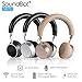 SoundBot SB273 Premium HD Stereo Bluetooth Wireless Headset Headphone for Music Streaming & Hands-Free Call Talking w/ 40mm Driver, 6Hrs Music Time, 8Hrs Talk Time, 125Hrs Standby Time, Built-in Mic