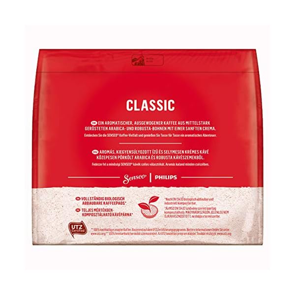 Senseo Kaffeepads Klassisch / Classic, neues Design, Intensiver & Vollmundiger Geschmack, Kaffee, 3er Pack, 3 x 16 Pads – Bild 6