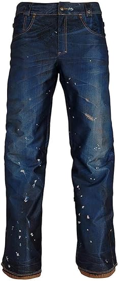 686 deconstructed insulated denim snowboard pants Clearance