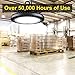 TREONYIA UFO LED High Bay Light 5000K ETL&DLC Listed (600W HID/HPS Equivalent), Super Bright LED Shop Garage Warehouse Lighting Lamp Fixture, IP65 Waterproof (with UL Approved 5’ Cable) (150)