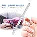 IBEET Triple Cut Nail File,Stainless Steel Double Side manicure nail for Thick or Ingrown Toenails 7 Inch