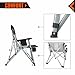 KingCamp Camping Chair Mesh High Back Ergonomic with Cup Holder Armrest Pocket Headrest Breathable Folding Portable Oversized Heavy Duty, Supports 330 lbsthumb 4
