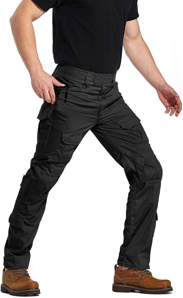 AKARMY Men's Military Tactical Pants Casual Camouflage Multi-Pocket BDU Cargo Pants Trousers: Clothing