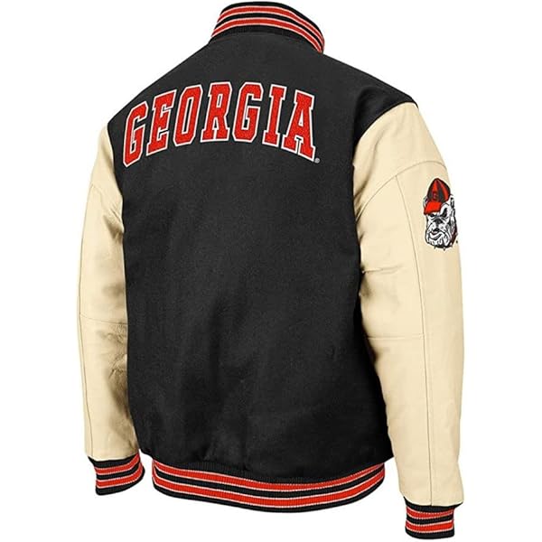 DreamTraderzz Georgia Bulldog Varsity Jacket For Men's at