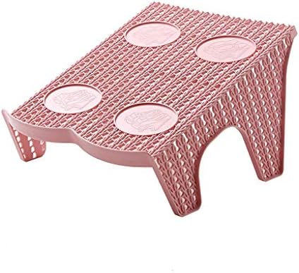 Shoe Slots Organizer Adjustable Shoe Racks Space Saver Shoe Holder 8 Piece Set (Color : Pink)
