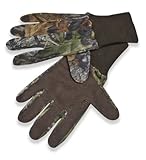 Mossy Oak Mesh Gloves with Grip Palm (Obsession, Small/Medium)