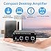 [Updated] BT20A Bluetooth 4.2 Stereo Audio 2 Channel Amplifier Receiver Mini Hi-Fi Class D Integrated Amp 2.0CH for Home Speakers 100W x 2 with Bass and Treble Control TPA3116 (with Power Supply)thumb 3
