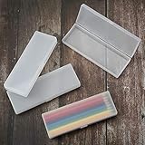 4 Pieces Plastic Pencil Case Plastic Stationery