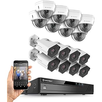 Amazon.com : Amcrest 4MP Security Camera System, w/ 4K
