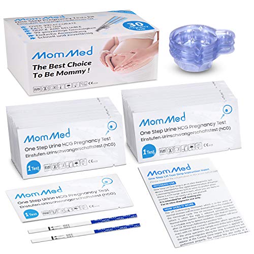 image for MOMMED Pregnancy Test Strips, HCG 30 Pregnancy Tests for Early Detecti