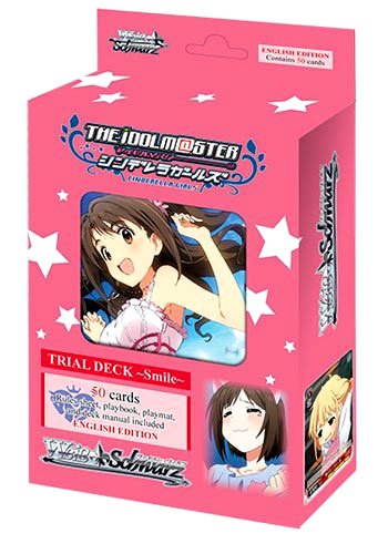 Weiss Schwarz SMILE Idolmaster Cinderella Girls English Trial Deck - 50 cards
