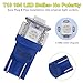 YITAMOTOR 10x Blue T10 194 LED Light Bulb, 168 175 2825L 906 W5W LED Non-Polarity Car Bulbs for RV Interior Exterior Lights Map Door Trunk License Plate Lamp Light