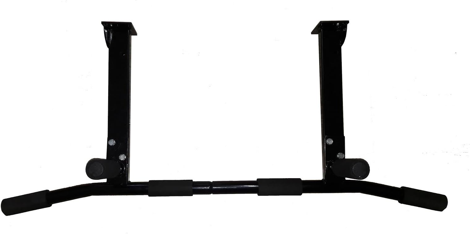 Iron Core Athletics Pull Up Bar Ceiling Mounted - 24" Stud Spacing - Heavy Duty Pullup Bar Secure Mounting Brackets - Instructions Hardware Included