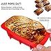 WALFOS Mini Loaf Pan Set - NON-STICK,FLEXIBLE Silicone Bread Loaf Pan ! JUST POPS OUT! - Food Grade & BPA Free (4 Pieces)
