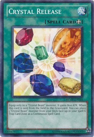 Yu-Gi-Oh! - Crystal Release (RYMP-EN054) - Ra Yellow Mega-Pack - Unlimited Edition - Common