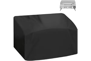 Grill Cover for NXR 3 Burner Portable Gas Gril with Adjustable Velcro Strap, 24" L x 19" W x 13" H, Black 600D Heavy Duty Wat