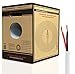 Mediabridge 16AWG Speaker Wire w/ Pull-Out Box (500 FT, White) - 99.9% Oxygen Free Copper - CL2 for In-Wall (SW-16X2-500-WH)
