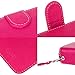 E LV Purse Case for Samsung Galaxy S6-2IN1 (CASE Cum Purse) PU Leather flip Wallet Bag Pouch Case Cover for Samsung Galaxy S6 - HOT Pink