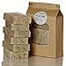 Simplici Patchouli Brew Natural Soap (exfoliating + pure essential oils) 6 Bar Value Bag. Palm Free.
