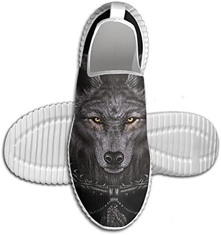 WOLF DREAMS Mens Running Shoes Walking Lightweight Casual Athletic Sneakers Breathable