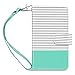 ULAK Compatible with iPhone 8 case with Card Holder, PU Leather iPhone 7 Wallet Case with Credit Card Slot Magnetic Closure Flip Wallet Case Cover for Apple iPhone 7/8 4.7 inch- Minimal Mint Stripes