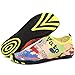 CIOR Men Women Kid's Barefoot Quick-Dry Water Sports Aqua Shoes with 14 Drainage Holes for Swim, Walking, Yoga, Lake, Beach, Garden, Park, Driving,SYY04,yellow,38