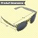 M & M Products Online Emoji Sunglasses for Kids: (1) Pair of Children Sunglasses - Frame Designed with Popular Emoji Faces - Lifetime Replacement - Great for Pool Parties, The Beach, & Party Favors