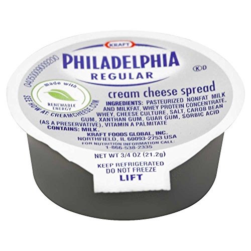 Kraft Philadelphia Original Cream Cheese Spread Cup, 3/4 Ounce 100