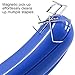 4 Pack Magnetic Staple Remover, FineGood Push Full Professional Easy Set for School, Office and Home - Blue