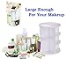 PFFY Rotating Makeup Organizer Make Up Organizers and Storage Box Gift for Women Adjustable Multi-Function Cosmetic Case Makeup Stand Beauty Brush Holder Countertop