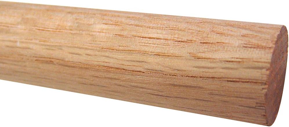 Red Oak Wood Dowel 1-1/4in x 36in