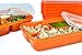 3 Compartment Food Containers with Airtight Lid, weight loss portion control Stackable Meal Prep, 21 Day Fix and Portion, Set of 10 Bento box Long lasting- leak proof Durable Plastic Lunch Container