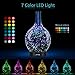 Aromatherapy Essential Oil Diffuser, Ultrasonic Cool Mist Aroma Diffuser, Whisper Quiet Humidifier with Time Setting and 7 Colors LED Lights Changing for Home Office 100 ml (3D Firework)thumb 3