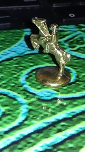(Read Description Carefully) Monopoly - Deluxe Edition (Replacement Parts Only) Gold Looking Metal Game Token / Piece - Man on Horse