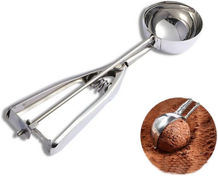 Teaspoon Cookie Scoop 1 Tablespoon, Stainless Steel Medium Cookie Dough Scoop Set