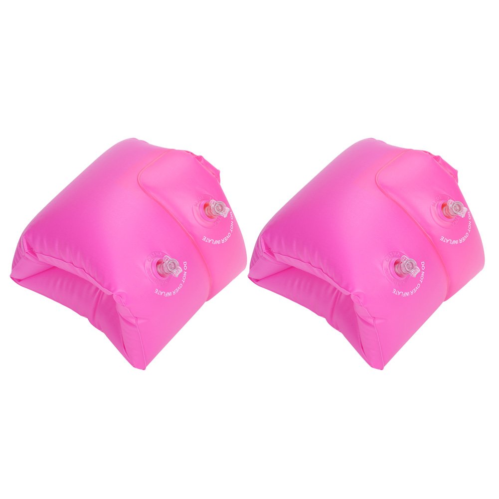 Kids Safety Swim Arm Bands Inflatable Swim Roll up Arm Bands Swimming Pool Floats Sleeves Water Wings Arm Ring Tube Armlets Swimming Training Aids