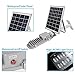 Brillihood 60W LED Solar Street Light, IP65 Waterproof Solar Powered Pole Light, ,9600LM, 6000K (Bright White) Security Area Night Lighting for Street Gutter Patio Garden Path