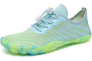 WATELVES Water Shoes for Men Barefoot Quick-Dry Aqua Sock Outdoor Athletic Sport Shoes for Kayaking, Boating, Hiking, Surfing, Walking