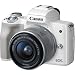 Canon EOS M50 Mirrorless Digital Camera (White) + EF-M 15-45mm f/3.5-6.3 is STM Lens Bundled with Premium Accessories (32GB Memory Card, Padded Equipment Case and More.)thumb 1