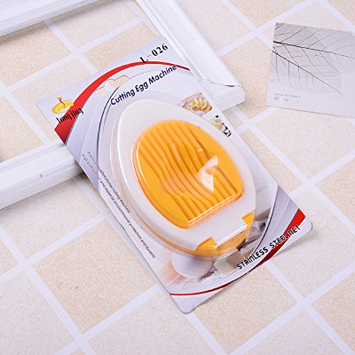 Chige Egg Slicer with Stainless Steel Wires, Boiled Eggs Cutter, Multi Purpose Slicer - Thumbnail 2