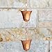 Marrgon Copper Rain Chain – Decorative Chimes & Cups Replace Gutter Downspout & Divert Water Away from Home for Stunning Fountain Display – 6.5’ Long for Universal Fit – Bell Style