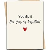 fancu One Year Old Birthday Cards, 1st Birthday Cards for Girls, First Birthday Card for Boy, Baby Gift Card, Birthday Card for 1 year Old Boys Girls