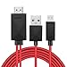Rumfo 6.5Feet MHL Micro USB To HDMI Adapter Converter Cable 1080P HDTV Only for Samsung Galaxy S3 S4 S5 Note 3, Only Fit Specific Phone Models Stated in Ad Description Page