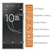 [2-Pack]Sony Xperia XA1 Tempered Glass, ZeKing 0.33mm 2.5D Edge 9H Hardness [Anti Scratch][Anti-Fingerprint] Bubble Free, Lifetime Replacement Warranty