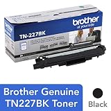 Brother Genuine TN227, TN227BK, High Yield Toner Cartridge, Replacement Black Toner, Page Yield Up to 3,000 Pages, TN227BK, Amazon Dash Available