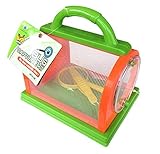 WOWGEEK Critter Case Bug Bungalow Insect Catching Kit Toys Critter Cage Bug Catcher Storage Children Kids Nature Science Learning Backyard Exploration Sturdy Plastic Easy-Open Hatch (Color May Vary)