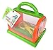 WOWGEEK Critter Case Bug Bungalow Insect Catching Kit Toys Critter Cage Bug Catcher Storage Children Kids Nature Science Learning Backyard Exploration Sturdy Plastic Easy-Open Hatch (Color May Vary)
