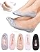 Queen-Ks Girls/Women Low Cut Silicone Grip Non-Skid No Show Lace Loafer Footies Socks 5/10 pairs